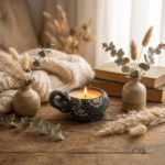 Handmade Terracotta Modern Elephant Scented Candle 