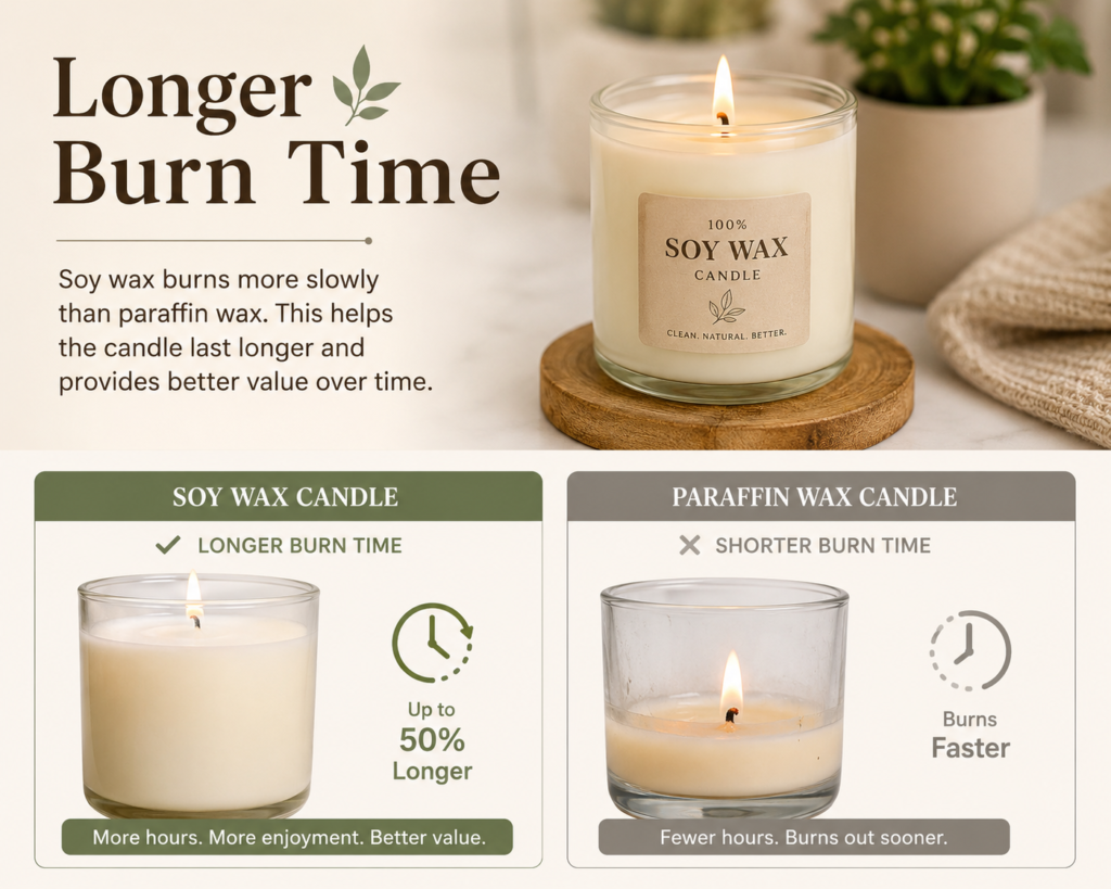 Non-Toxic Candles with Longer Burn Times