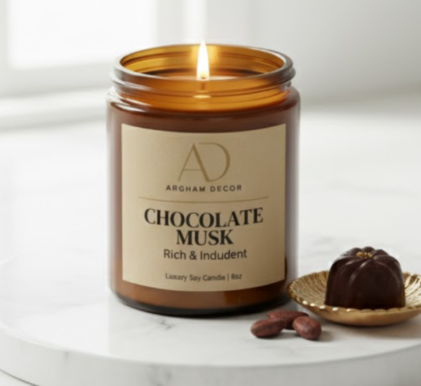 Chocolate Musk Candle – Irresistible Luxury Aroma