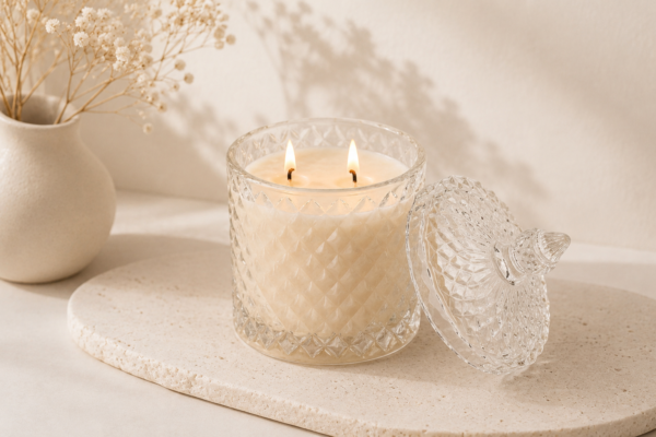 Luxury Ocean Aqua Fresh Scented Candle | ArghamDecor