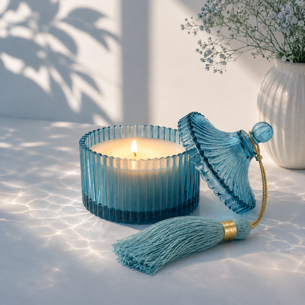 Mini Lavender Soy Wax Candle – Relaxing Luxury Aroma
