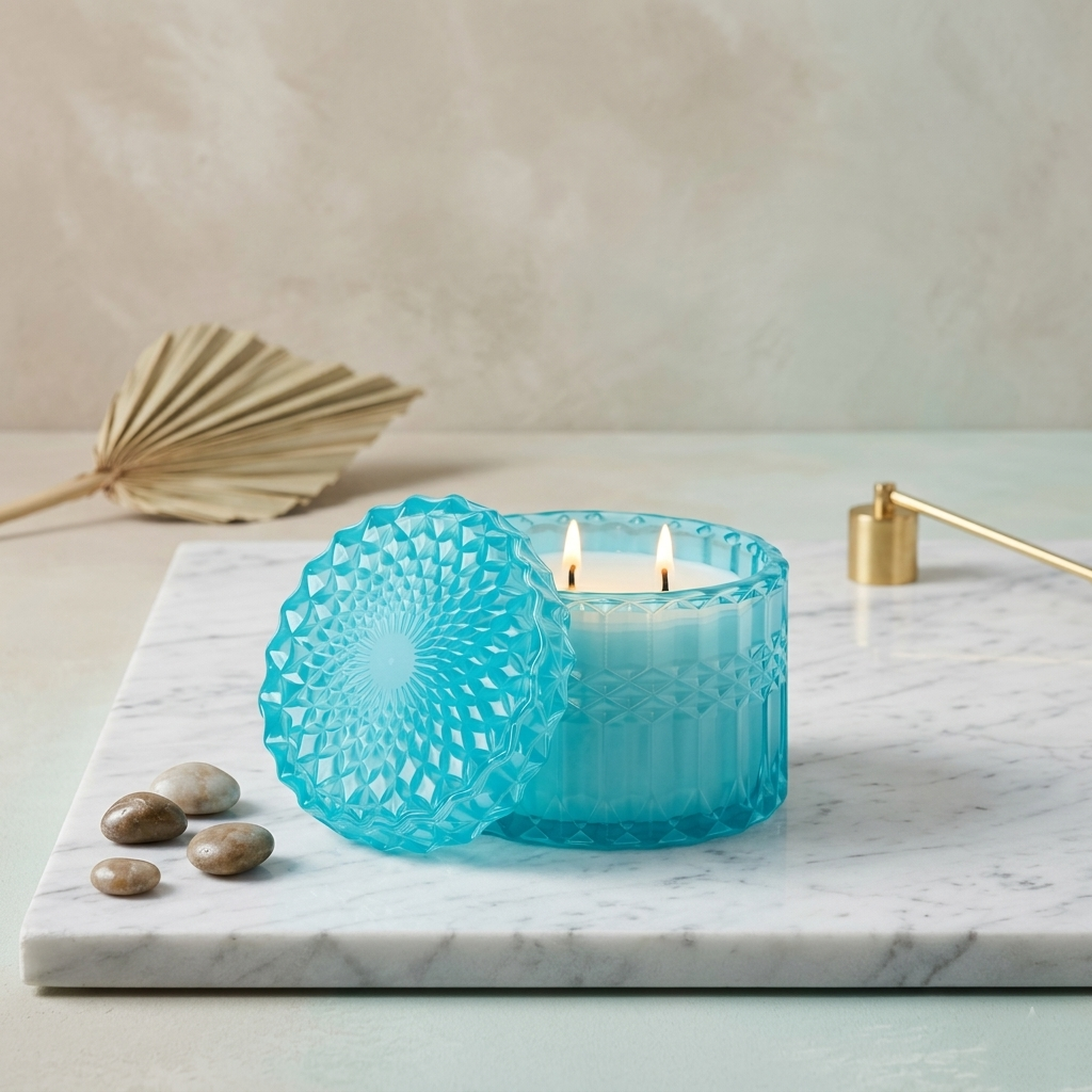 Luxe Lavender Scented soy wax Candle | ArghamDecor