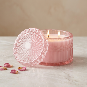 Luxe Rose Scented Candle | Argham Decor