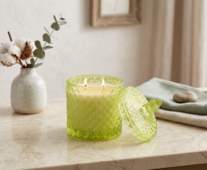Luxury Lemongrass Scented soy Candle – Soy Wax Candle | Argham Decor