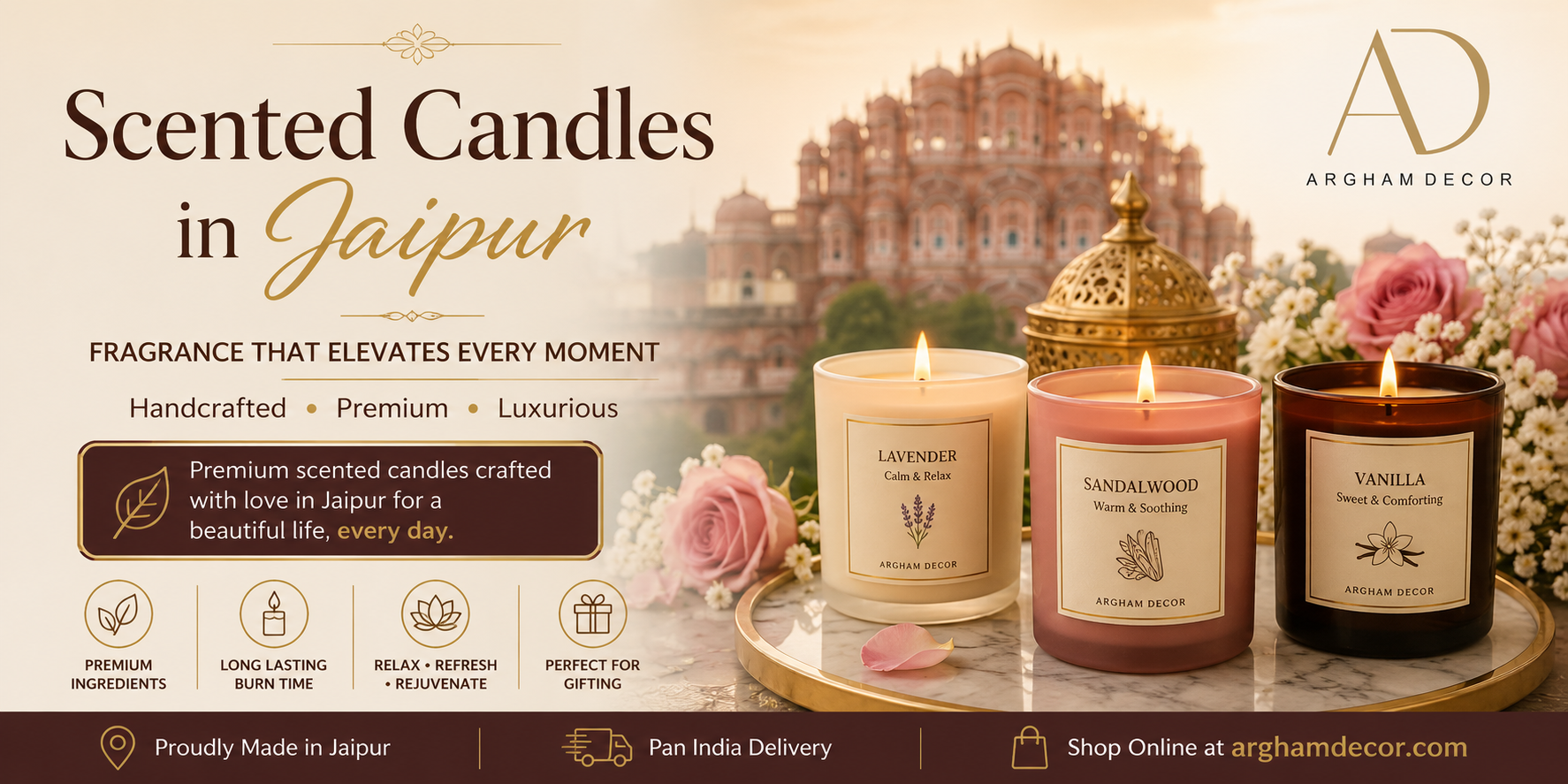 Scented Candles in Jaipur