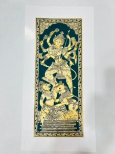 Handcrafted Durga Mata Pattachitra Painting | Argham Decor