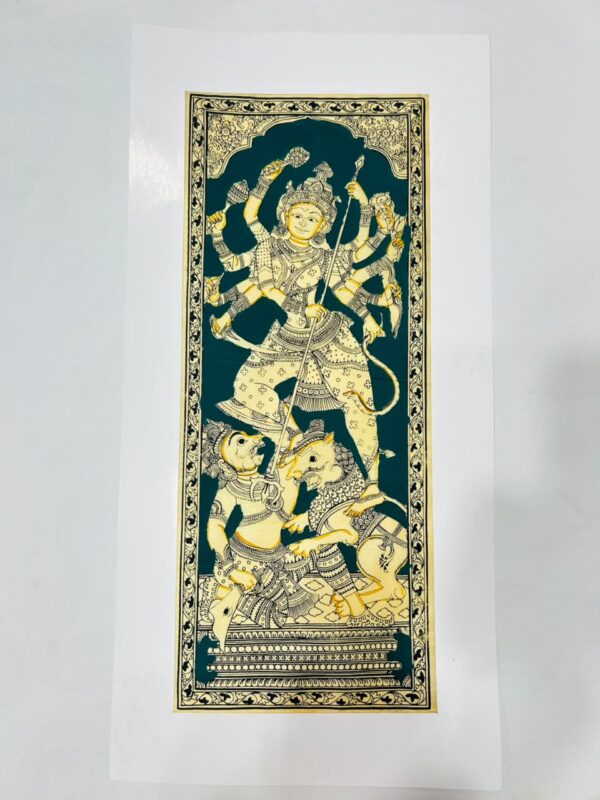 Handcrafted Durga Mata Pattachitra Painting | Argham Decor