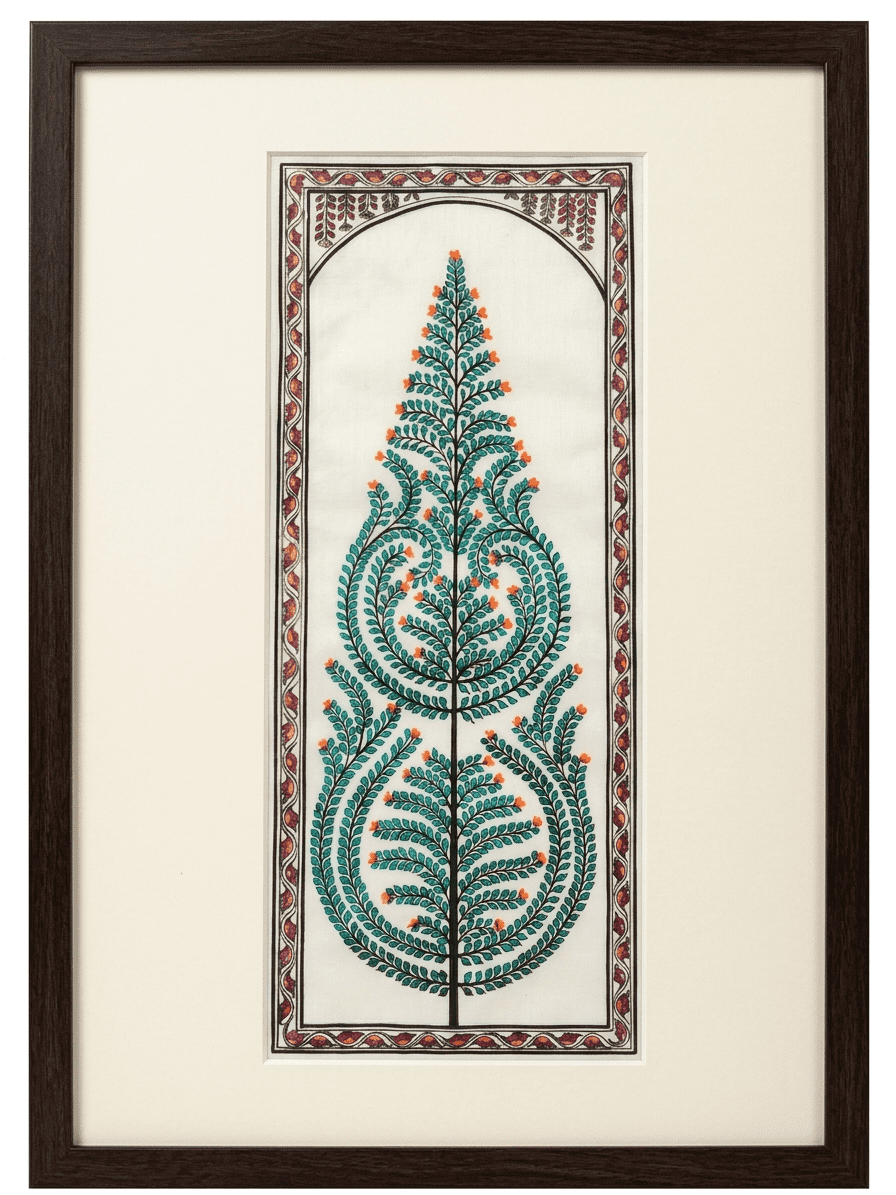 Handcrafted Tree of Life Pattachitra Painting | Authentic Indian Folk Art | Argham Decor