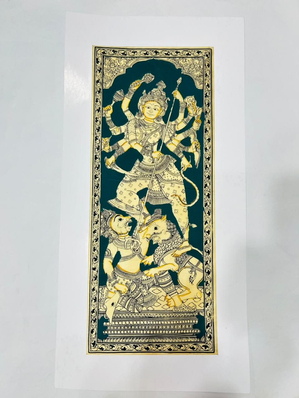 Handcrafted Durga Mata Pattachitra Painting | Argham Decor
